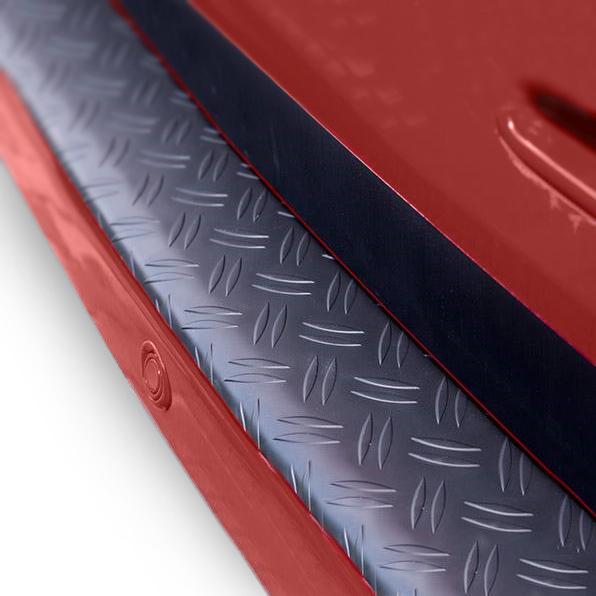 Série NEVADA | Protection de seuil arrière pour T5 et T6/T6.1 (Aluminium noir)