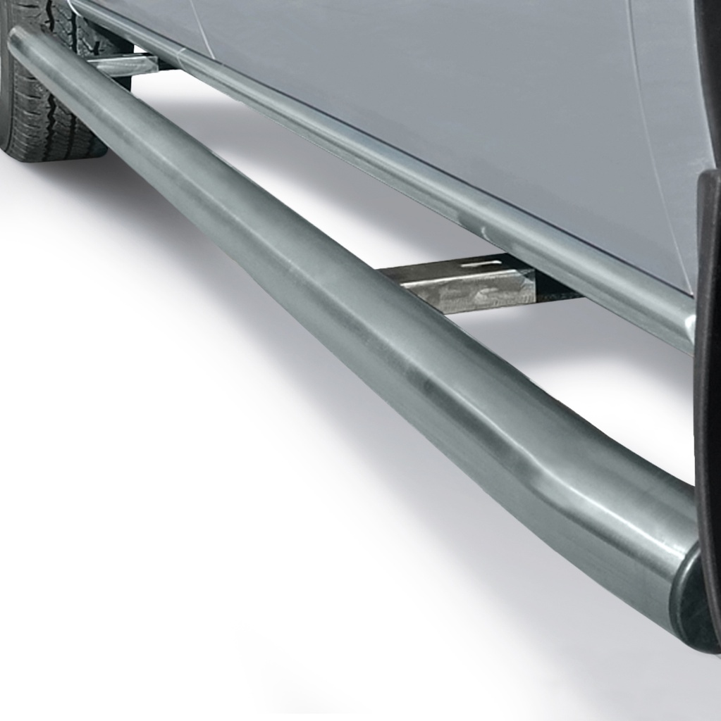 Série ARIZONA | Tubes de protection longerons acier inox brossé - Master IV L3