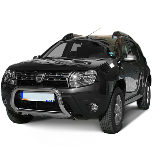 [840761] Série EUROBAR | Barre de protection avant acier inox - Duster (2018 - 2023)