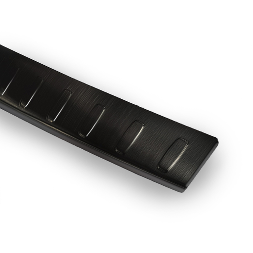 [840906] Série NEVADA | Protection de seuil arrière inox lisse noir pour Duster I (Inox)