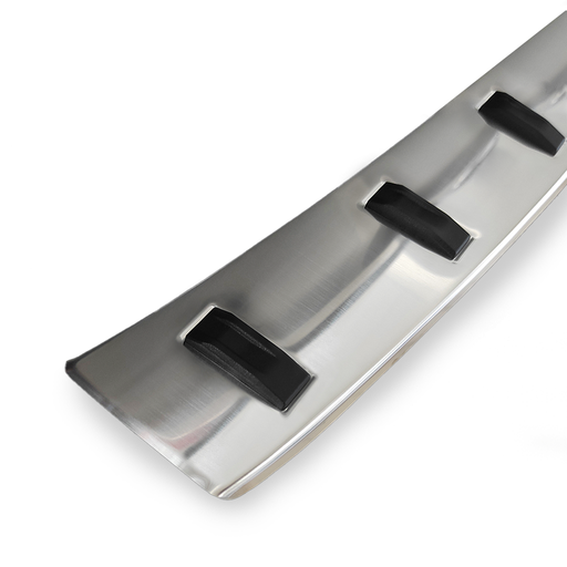 [840903] Série NEVADA | Protection de seuil arrière avec caoutchouc antidérapant pour Duster I (Inox)